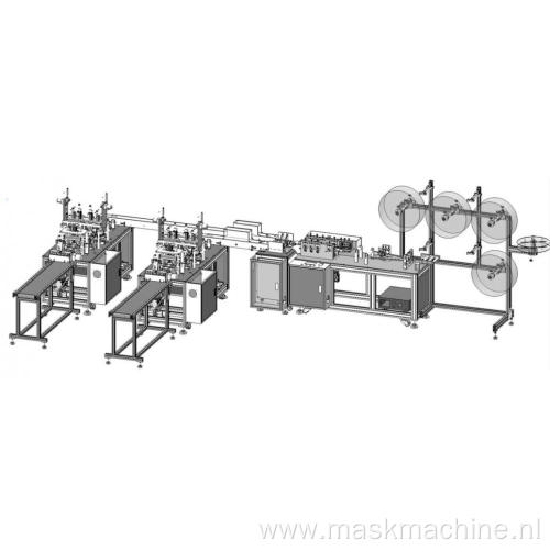 3 Ply Medical Procedure Non-woven Disposable Face Mask Machine